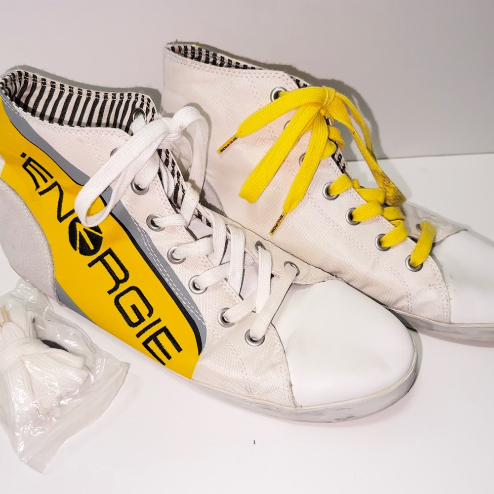Energie Striped High-Top Sneakers